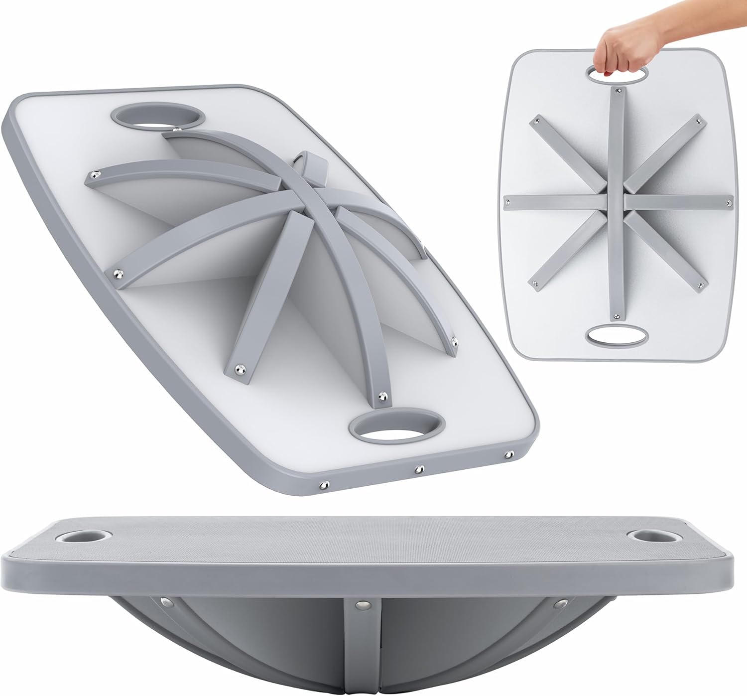 Advanced Wood Balance Board, Table Balance Board, Office Swing Board, for Physical Therapy, Fast Fitness Training and Outdoor Sports Balance Training Device