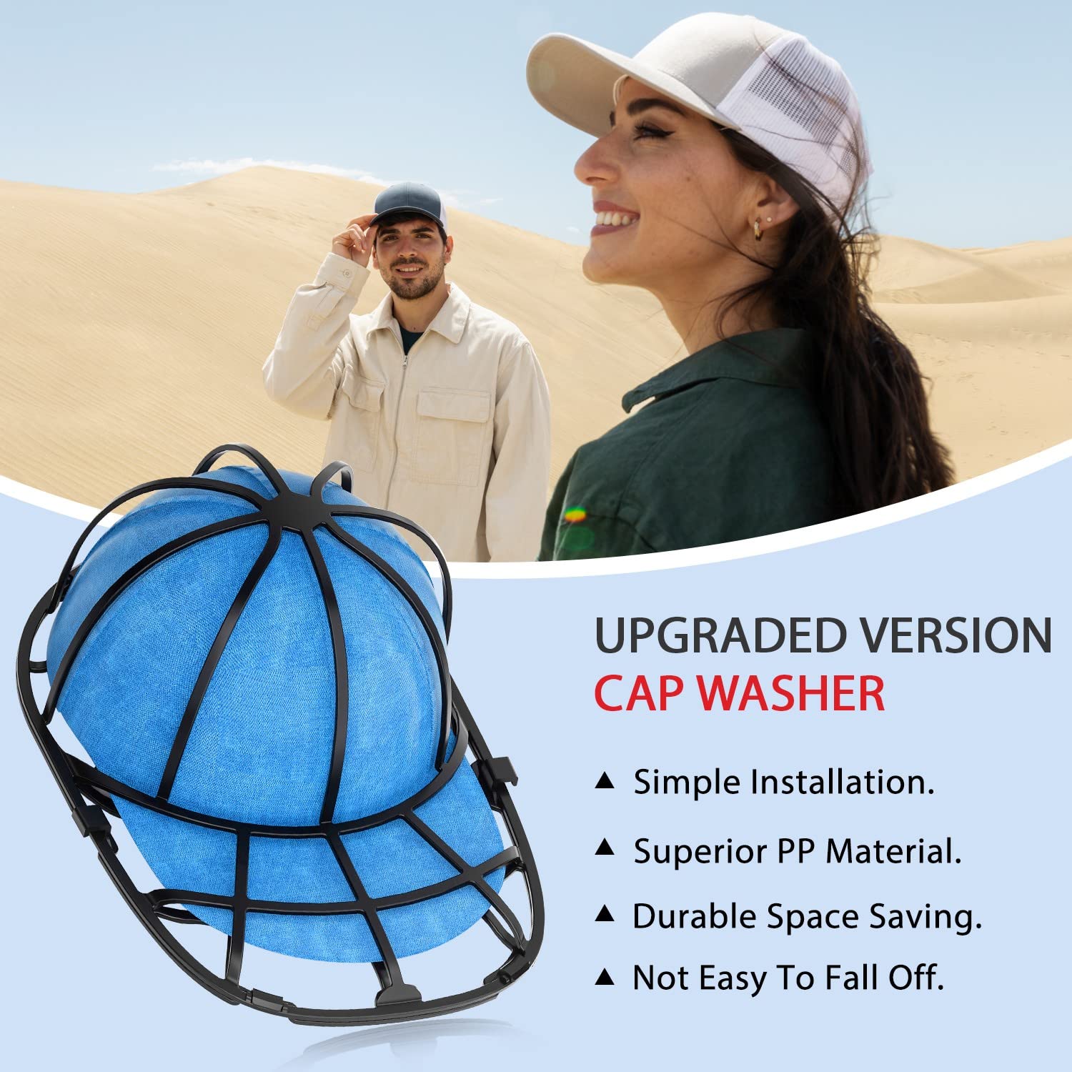 Eiito Lavacappelli Per Berretti Da Baseball - Salvaguarda La Forma In Lavatrice O Lavastoviglie - Foto 7