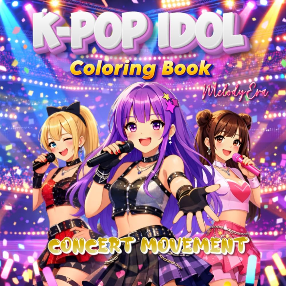 k-pop idol concert movement: music inspired best gift for all age and kpop or music lovers