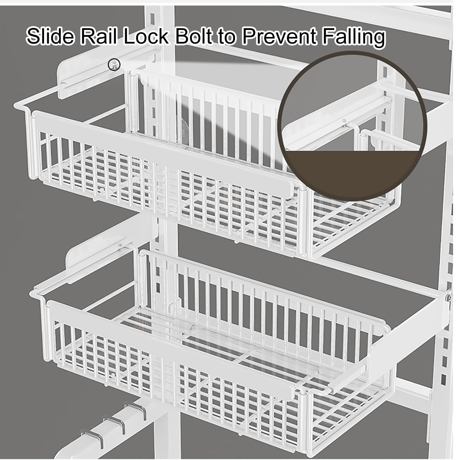 Über-der-Toilette-Aufbewahrungsschrank, Verstellbarer 3-Stufiger Toilettenregal, Stabiler Freistehender Toilettenschrank, für Küche und Bad