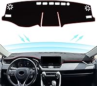 Vista 11 de para Toyota Rav4 Accesorios 2018 2017 2016 2015 2014 2013 Cubierta de salpicadero Alfombrilla para salpicadero Ajuste personalizado Cubierta