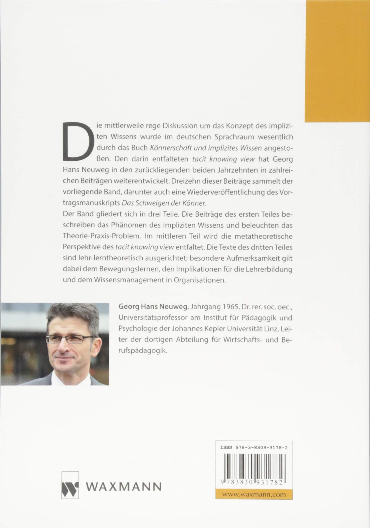 Das Schweigen der Könner: Gesammelte Schriften zum impliziten Wissen