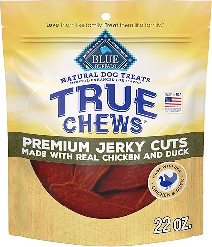 Miniatura 10 de Blue Buffalo True Chews Premium Jerky Cuts - Golosinas naturales para perros, bolsa de 10 onzas