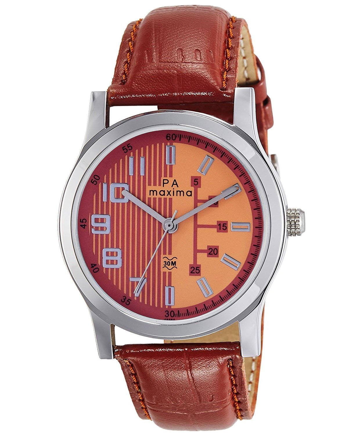 Maxima Analog Brown Dial Mens Watch - O-49565LMGI (B07G136K23) Amazon Price History, Amazon Price Tracker