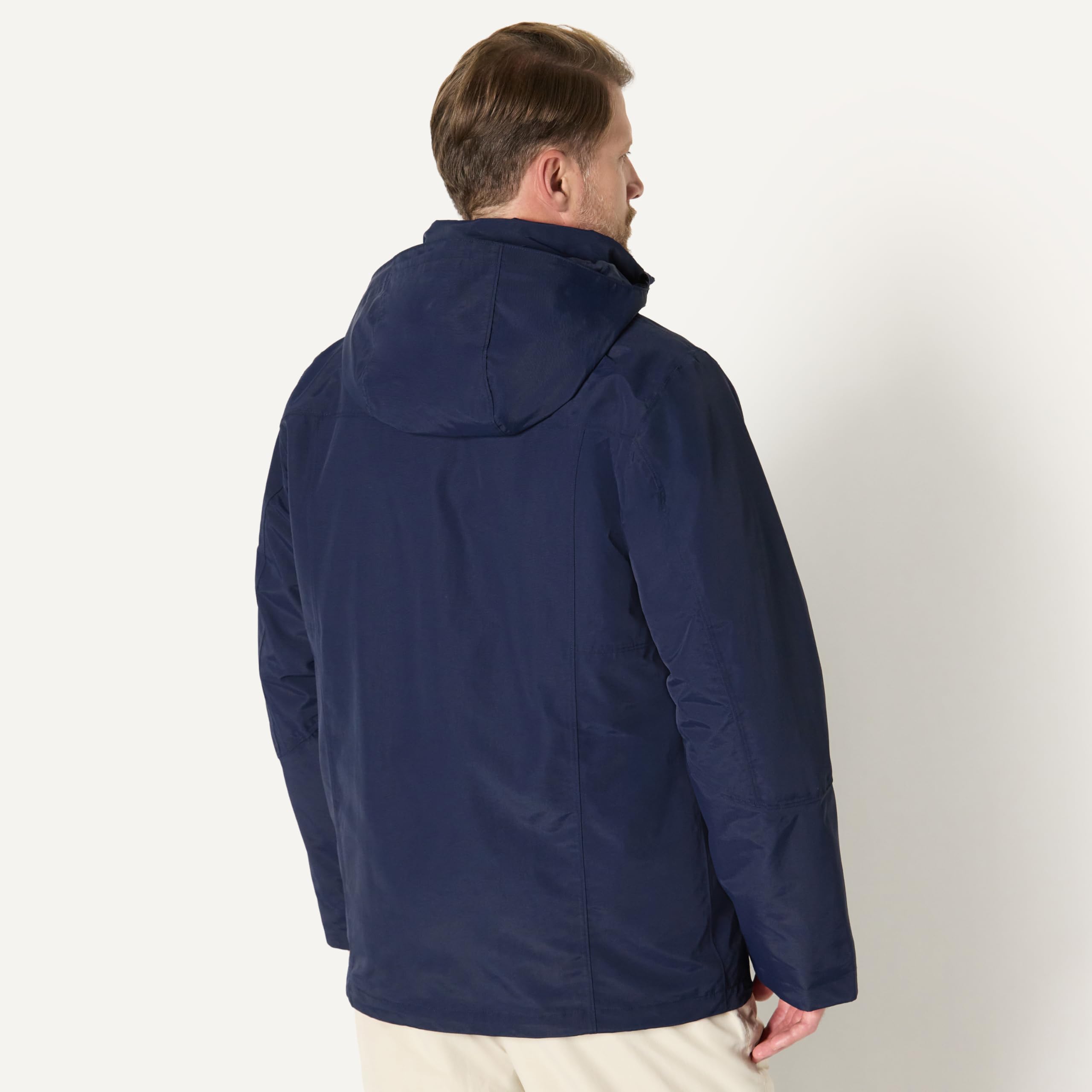 Amazon Essentials Hombre Chaqueta de Nieve 3 en 1 e Impermeable