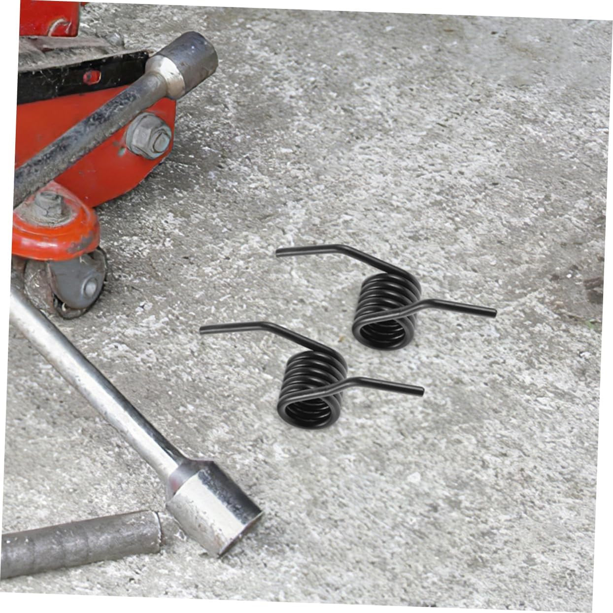 2PCS Heavy Duty Steel Reinforcement Springs for 3-Ton Horizontal Jack Handle Hydraulic Jack Accessories for Maintenance and Repair
