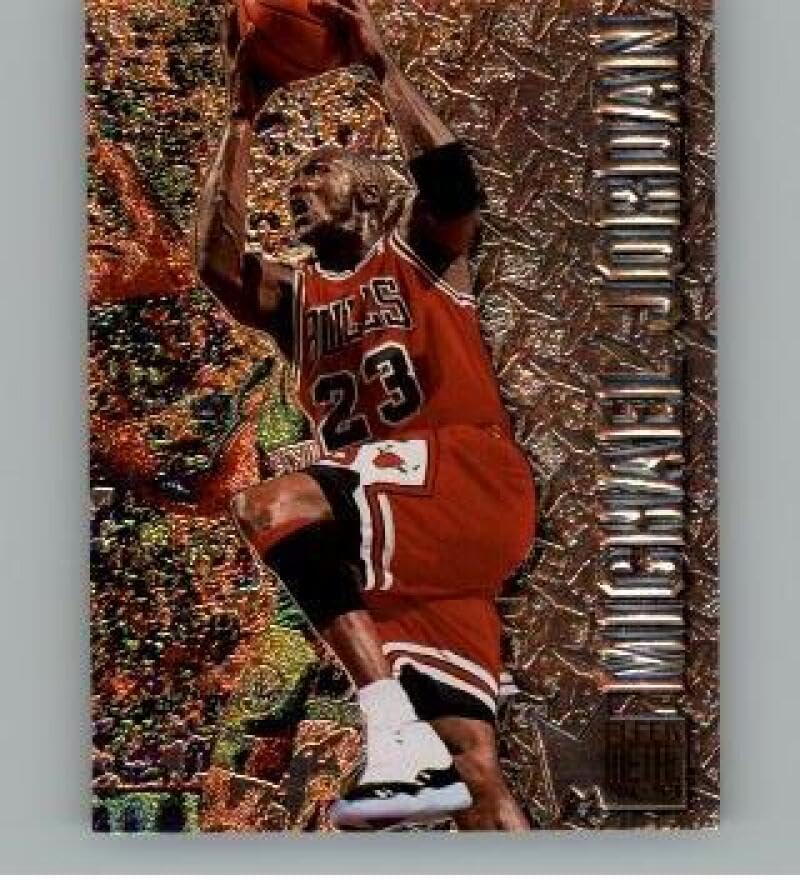 1996-97 Metal #11 Michael Jordan Chicago Bulls NBA Basketball Trading Card