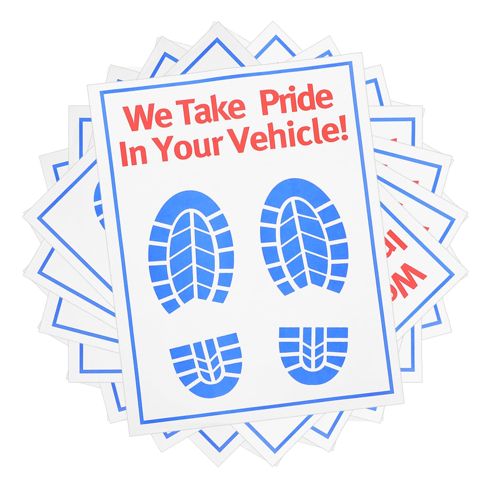 VALICLUD 100 pièces Tapis de Sol Auto Jetable Papier Protection Sol Voiture Résistante à Usure Antidérapant et Décoratif Protection Pratique pour Entretien et Réparation