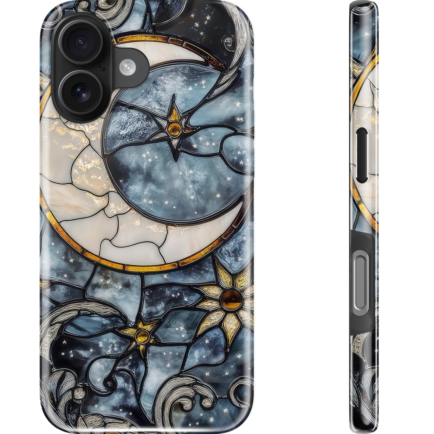 DEENAKIN for iPhone 16 Plus Case - Wireless Charging Compatible - Dual-Layer Hard Shell & Silicone Cover - Protective Phone Case with Trendy Cute