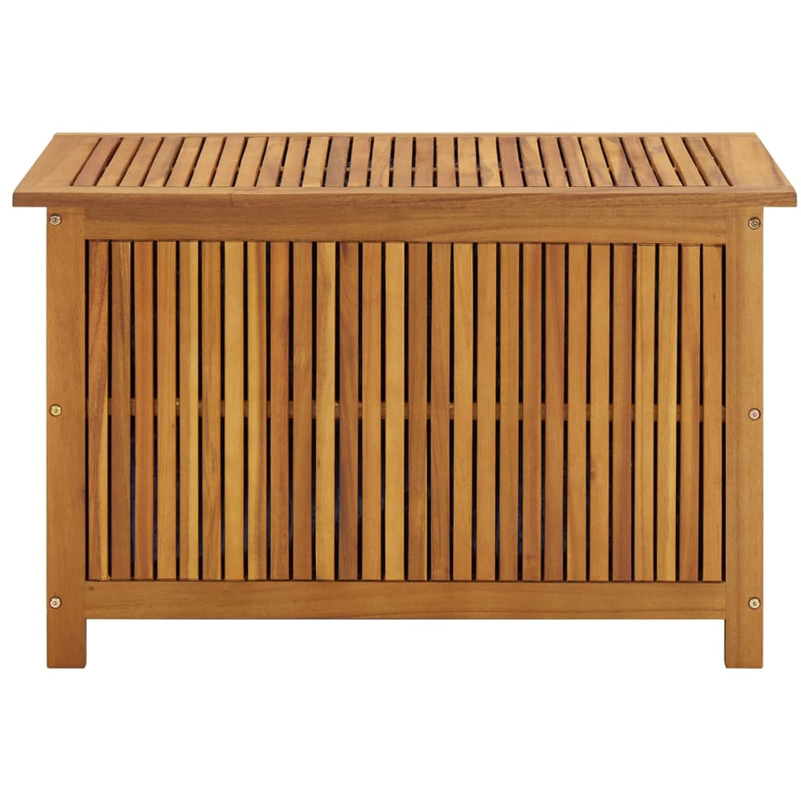 ShGaxin Schowek ogrodowy, zewnętrzna Arcon, Baul Garden Storage, ogrodowa skrzynia, skrzynia ogrodowa na zewnątrz, akacja lite drewno 90x50x58 cm