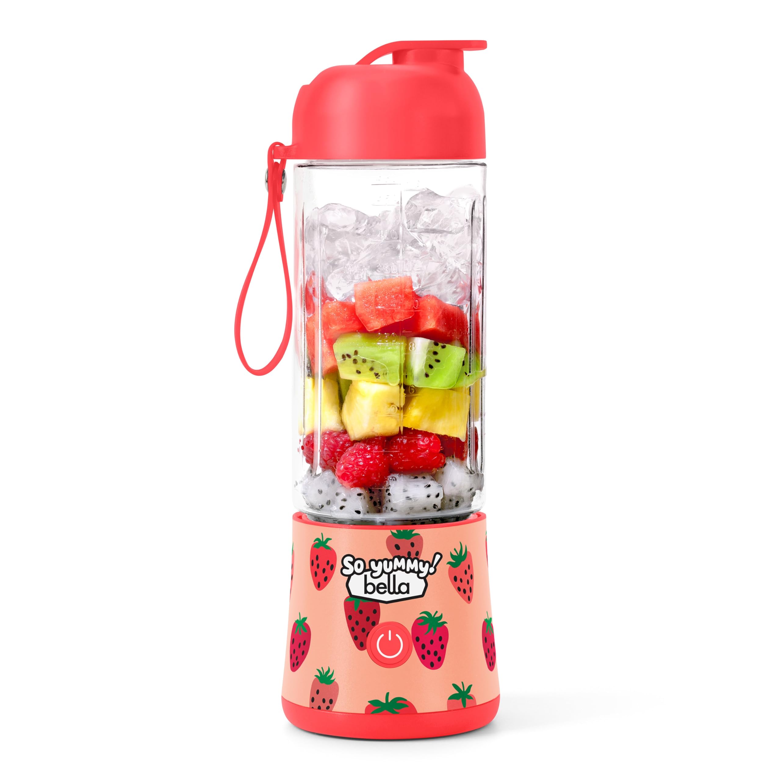 So Yummy by bella Portable To Go Blender Red