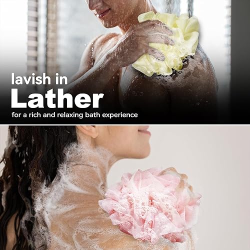 Miniatura 4 de Paquete de 3 soportes lavables de barra de jabón 2025, 2 en 1, bolsa de esponja para jabón que puede contener jabón exfoliante eficaz para el baño