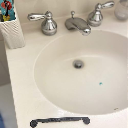 Miniatura 5 de ScrapeYourLengue - Rascador de lengua diario 1 para salud bucal 100 reciclable libre de BPA y limpiador de lengua a prueba de mordazas