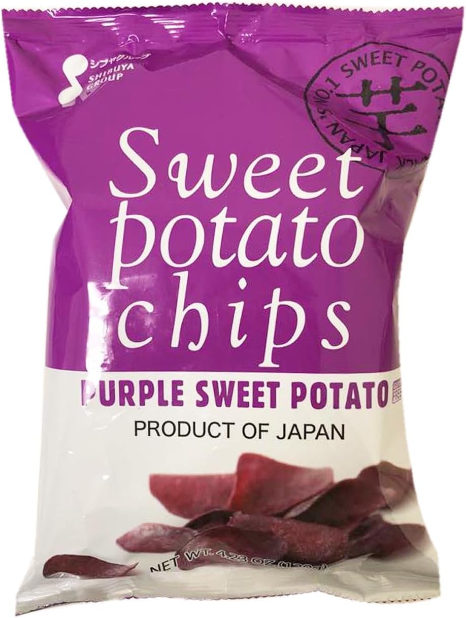 Japanese Purple Sweet Potato Chips/Original Sticks 2 Pack (Purple Sweet Potato)
