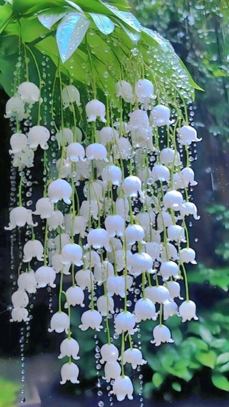Rare Lily of The Valley for Planting UK, Hardy Perennial, Excellent Display, Mix Greening Flower, Natural Organic, Wedding, Balcony Garden-3 Bulbs-J