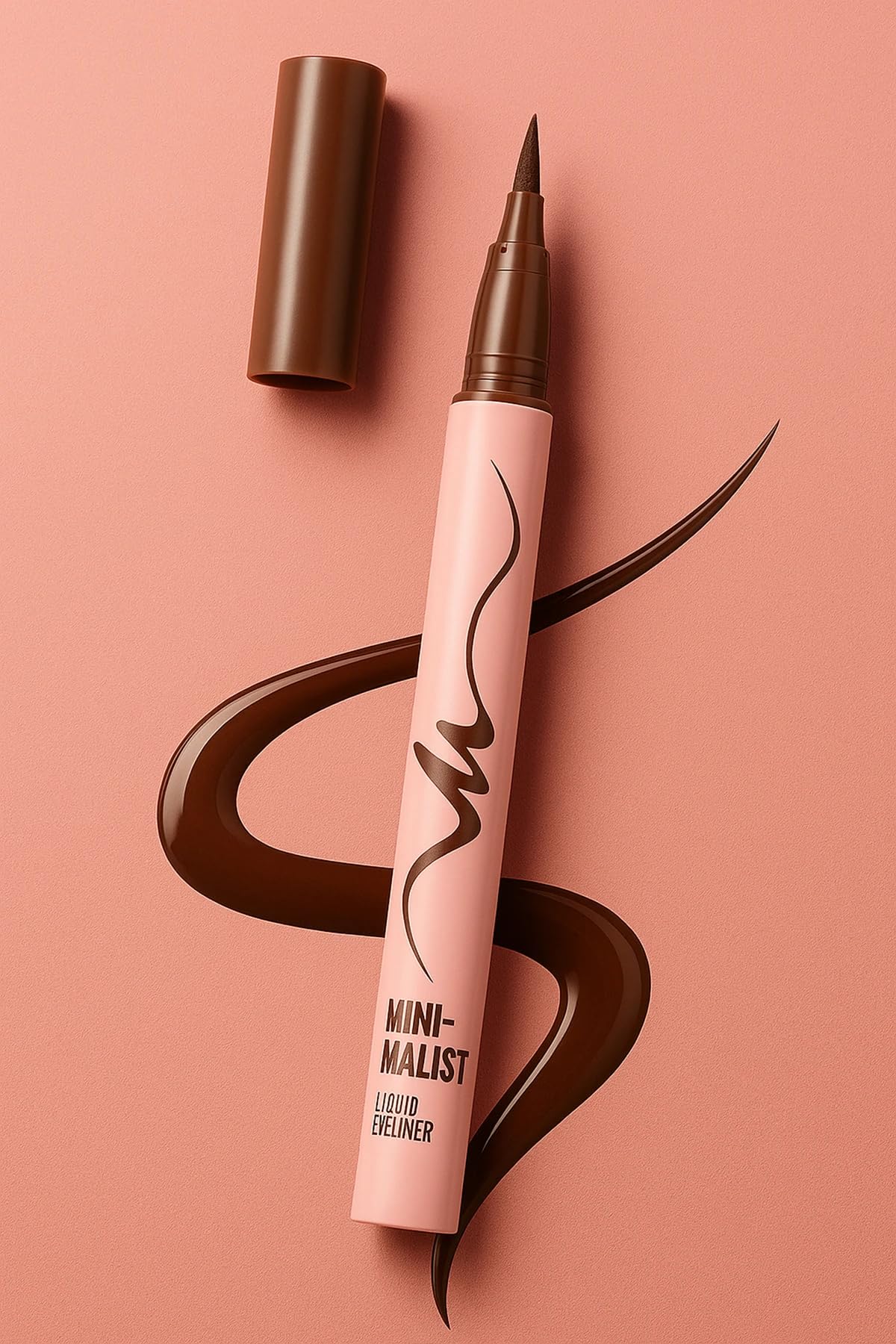 Miniso Lisanslı Minimalist Serisi İnce Uçlu Eyeliner – Uzun Süre Kalıcı ve Hassas Sürüş (03 Kızıl Kahve)