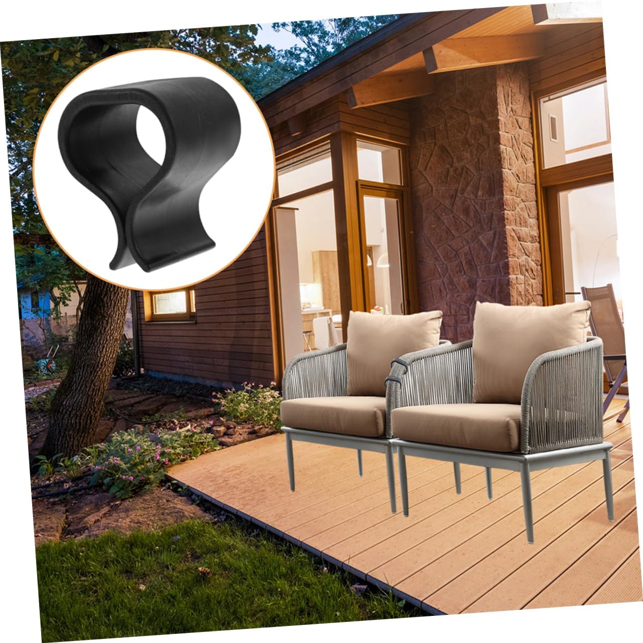 review Furniture Couches 12pcs Rattan Furniture Clips Rattan Chair Outdoor Sectional Sofa Clips Rattan Wicker Chair Clamps
