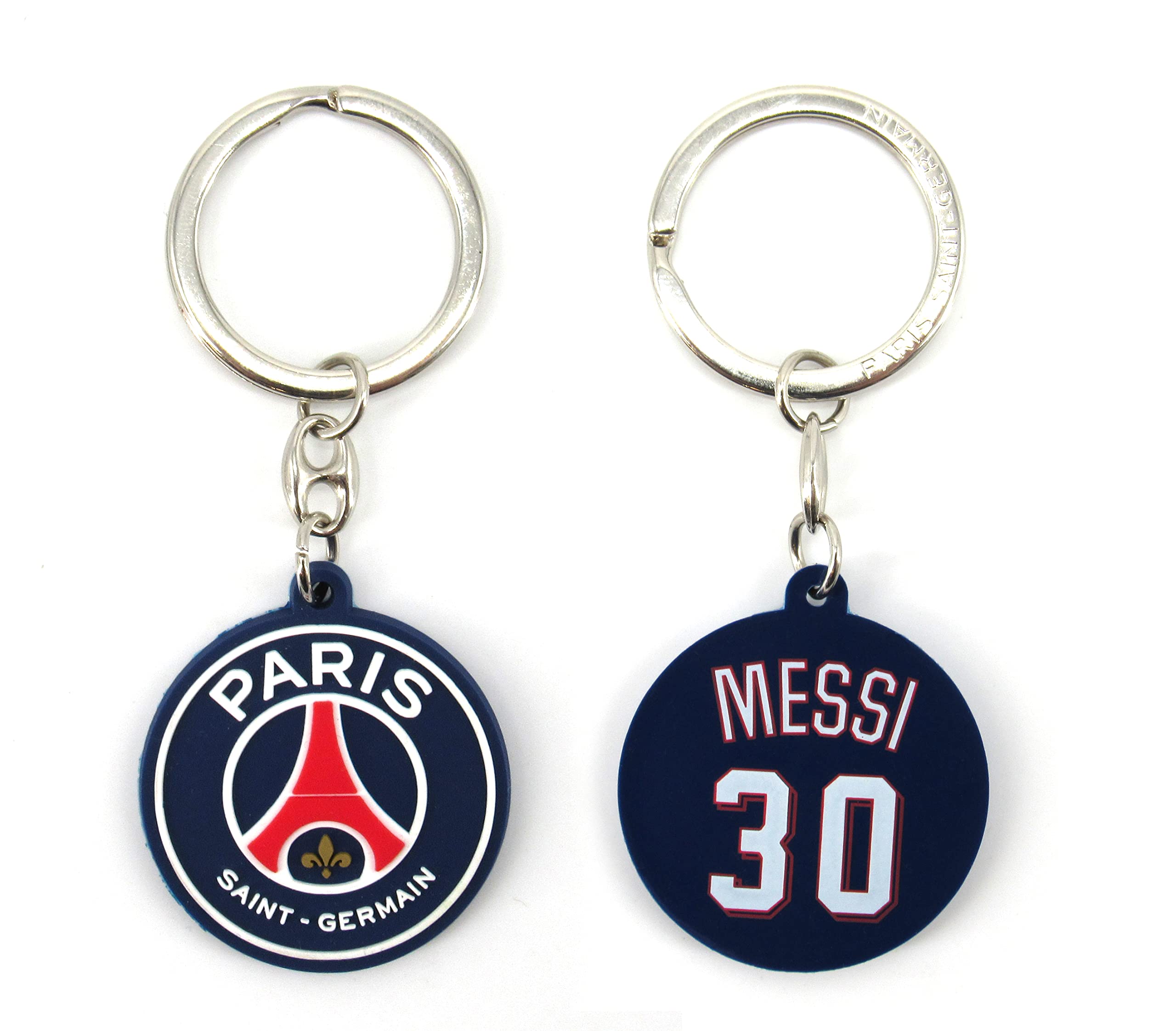 PSG Porte-Clés Officiel – Maillot Extérieur 15/16 – Métal Multicolore, Blister, Dimensions 8,5 X 18 X 2,5 Cm