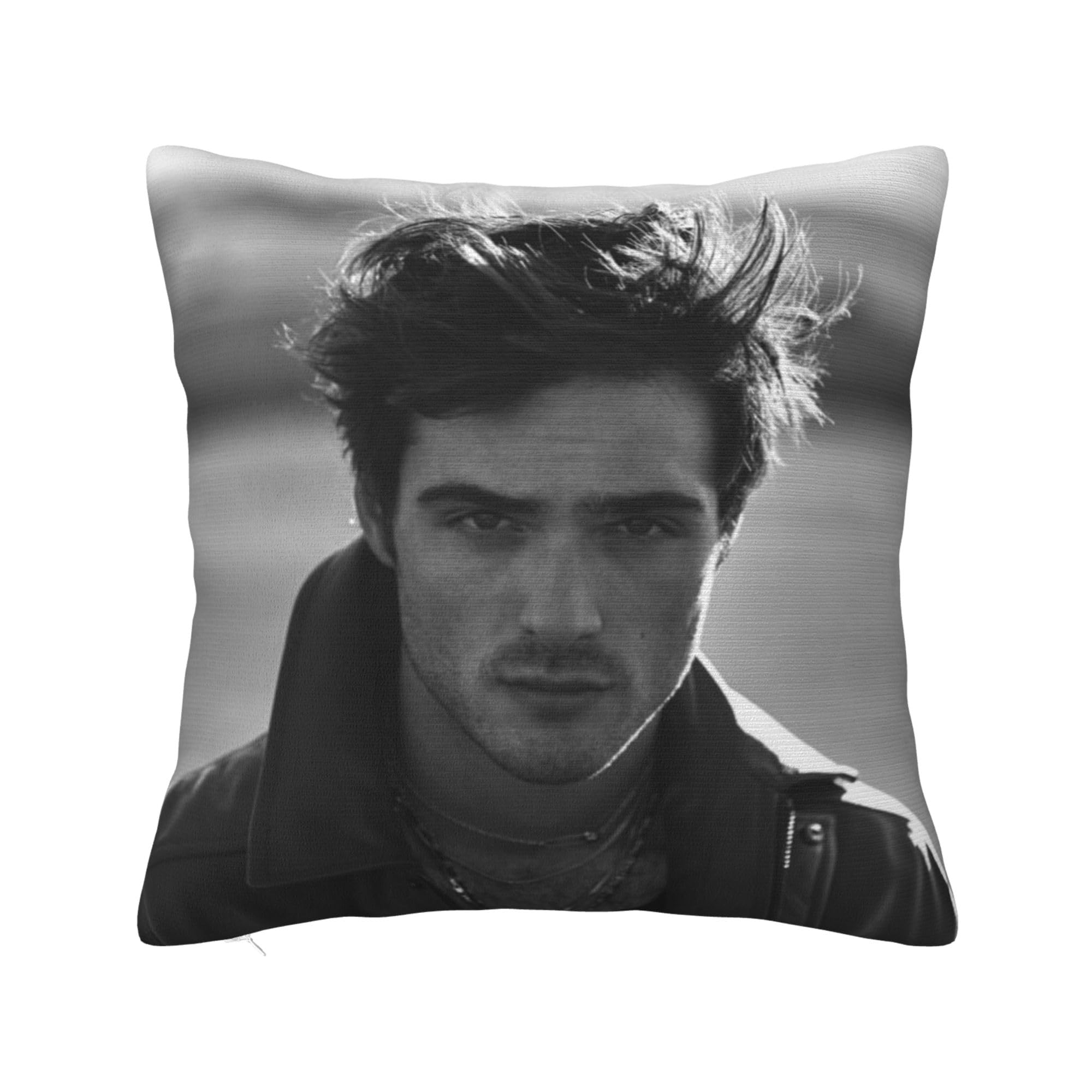 Ezkyztlw Women's As Pic Jacob Star Elordi Pillow Case Decorate Home Living Room Bedroom Office Room Gifts For Girls Kids Throw Pillow Covers 16"X16"