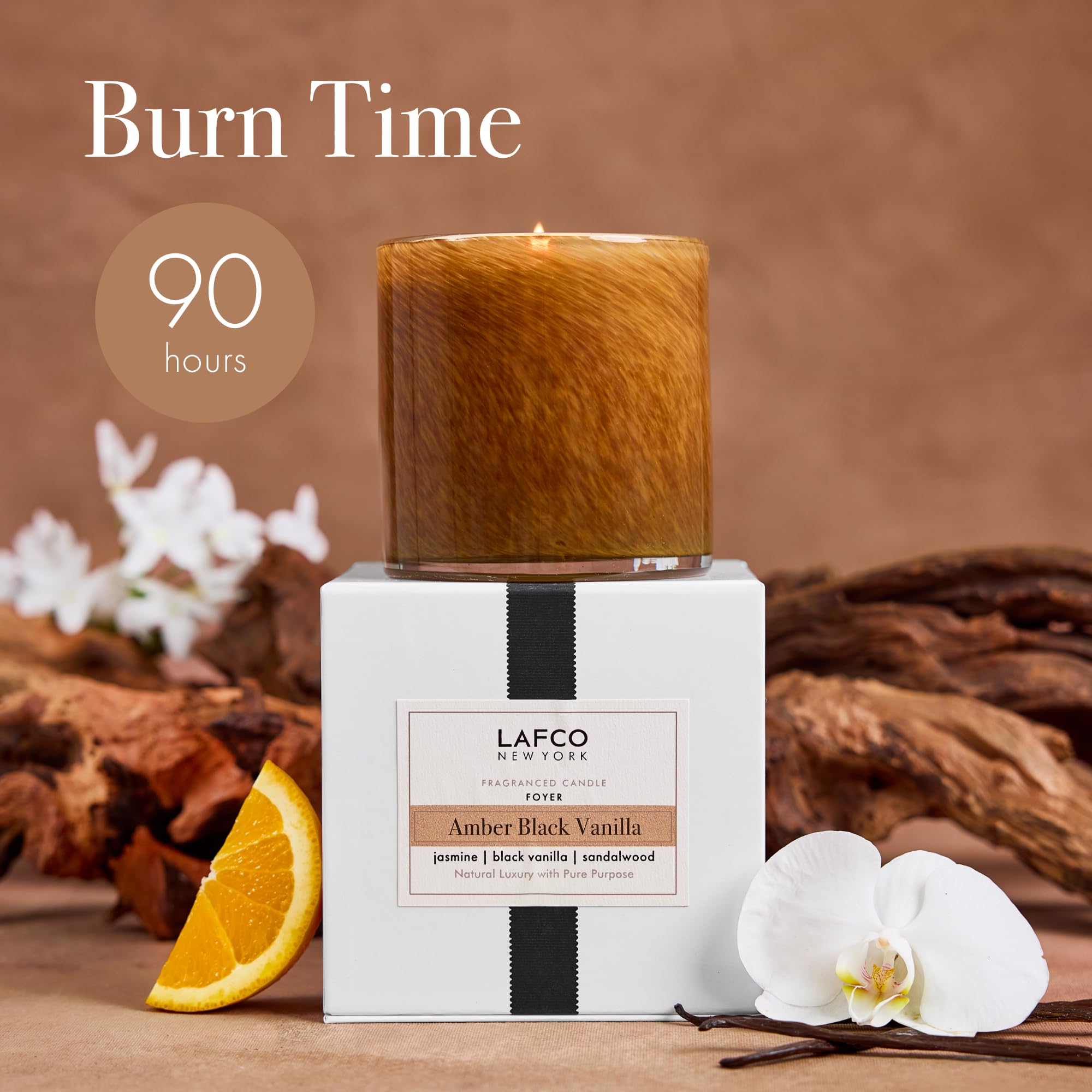 アロマグッズ LAFCO NEW YORK HOUSE &  Amazon.com : LAFCO New York Signature Candle, Amber Black Vanilla