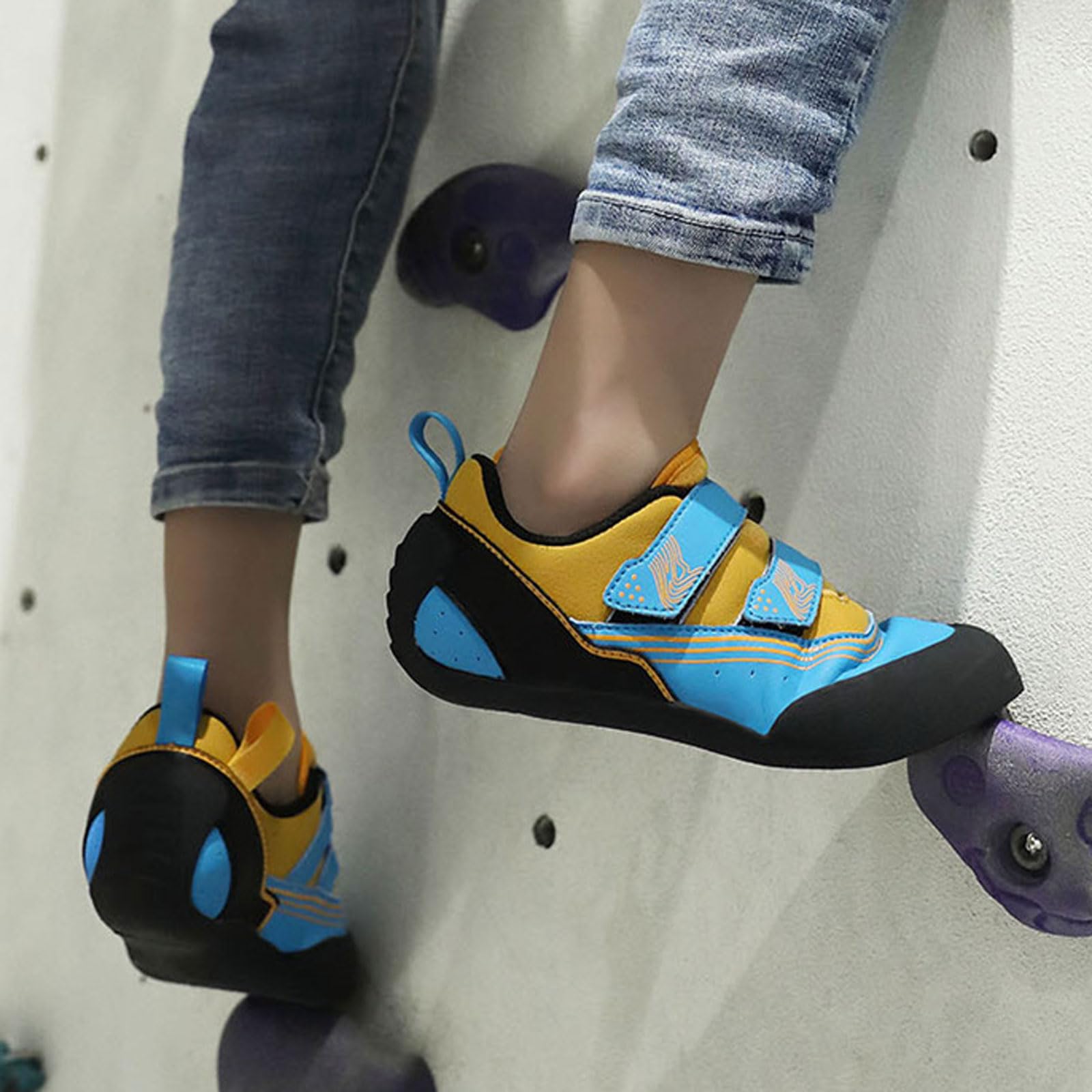 Zapatos De Escalada,Pies De Gato Escalada,Zapatos De Escalada Hombre Zapatillas Escalada Adultos Zapatillas De Escalada Mujer Zapatos De Escalada Unisex Adulto para Principiantes