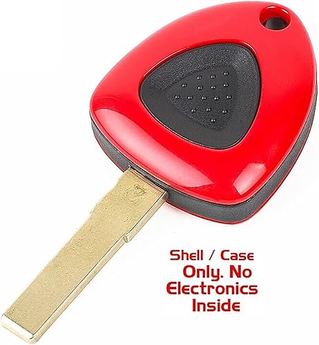 Miniatura 3 de 1 funda de repuesto para llavero de repuesto compatible con vehículos Ferrari MPN 012432TRWS46E-04 (sin electrónica ni chip en el interior)