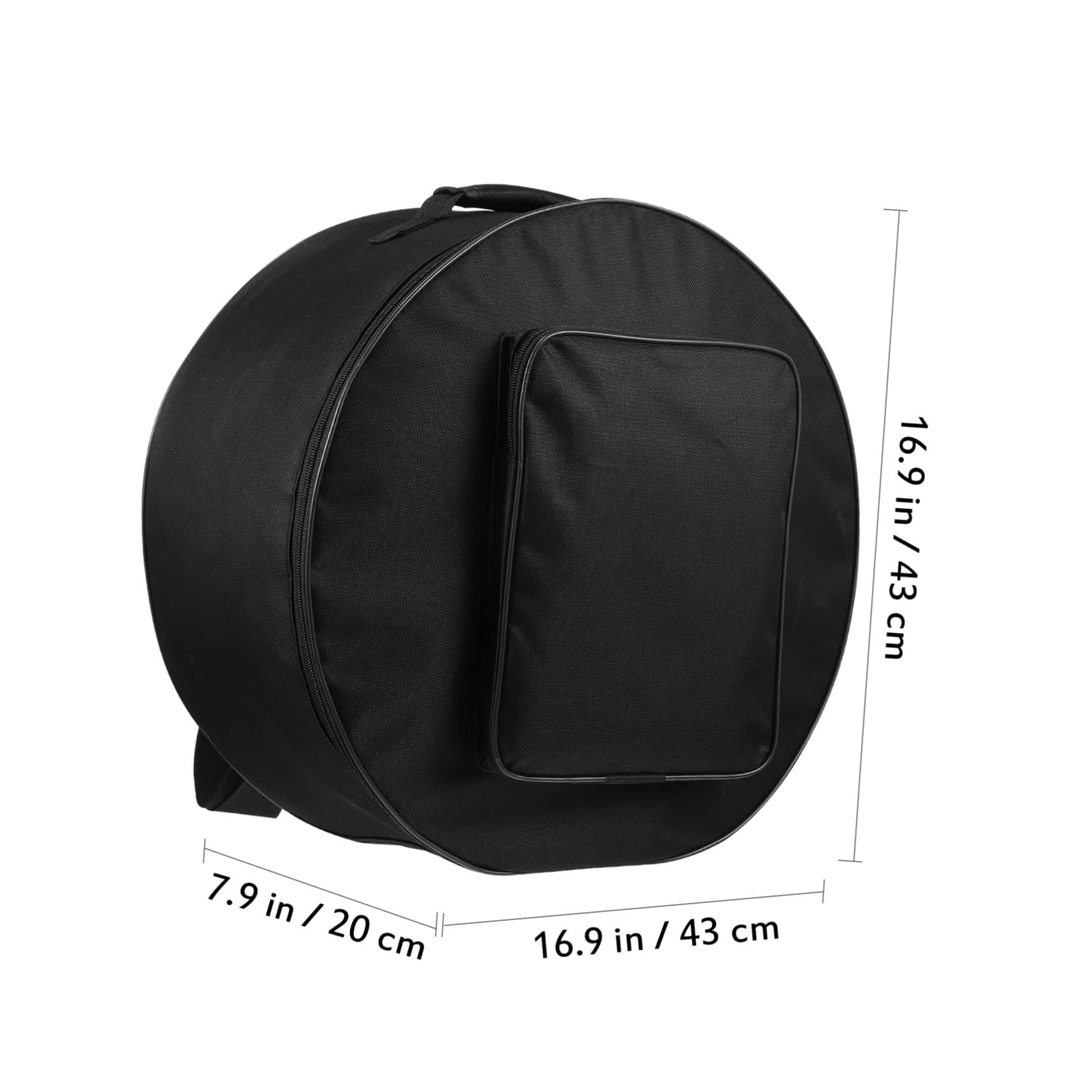 Sosoport Snare Drum Storage Backpack Portable Drum Bag Carry Bag Instrument Storage Pouch