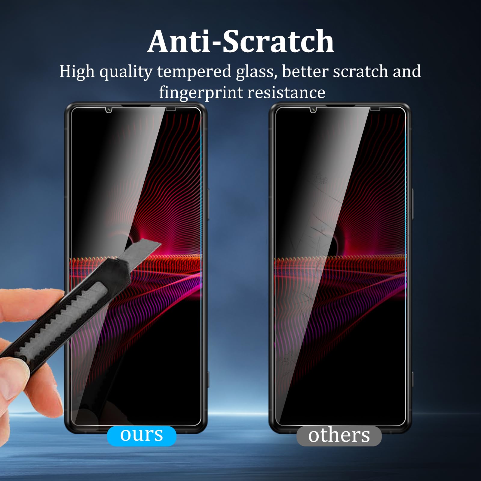Rnnmeeko 1+2 Pezzi Privacy Pellicola Protettiva per Sony Xperia 1 VII Vetro Temperato + Pellicola Fotocamera, Durezza 9H, Anti-Graffio, Senza Bolle, Anti-Spia protezione schermo per Sony Xperia 1 VII