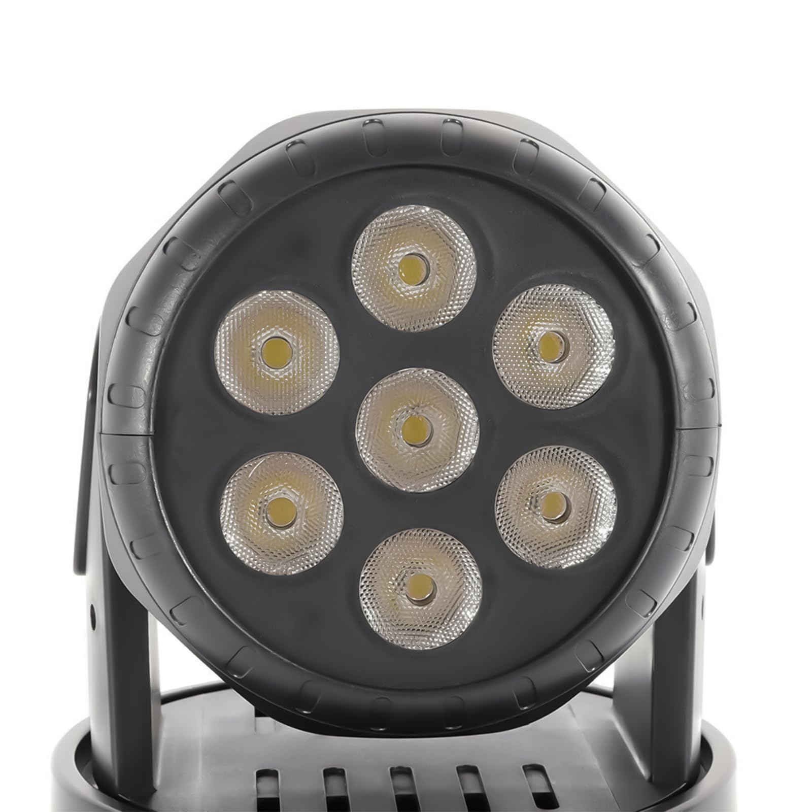 Moving Heads, 105W Bühnenbeleuchtung 7 LED RGBW Moving Head Bühnenlicht mit LED-Anzeige Bildschirm und Fernbedienung, für Hochzeiten, Geburtstagsfeiern, Bankette, Bars, KTV, 19 * 19 * 17cm