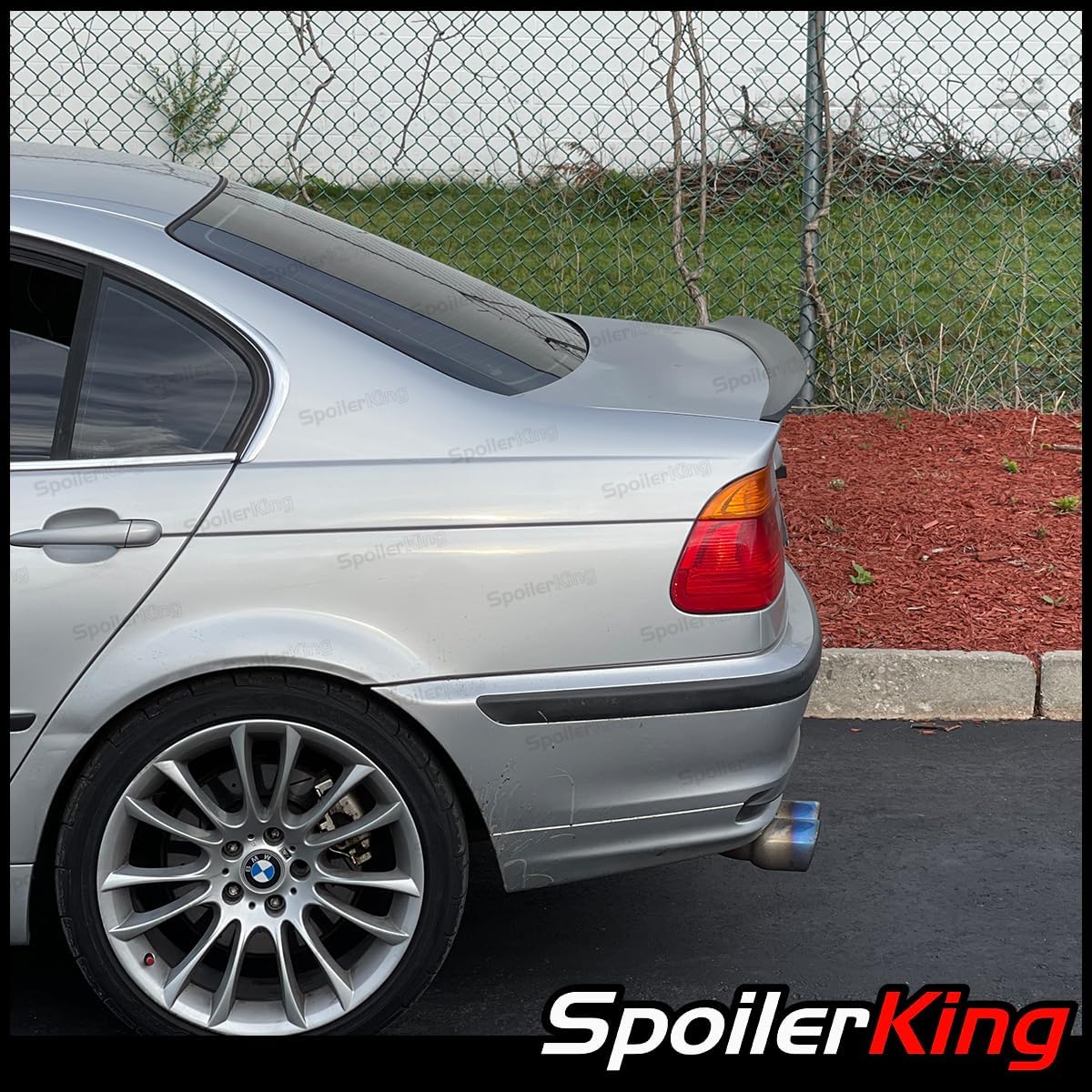 SpoilerKing Duckbill Trunk Spoiler (284G) Compatible with BMW 3 Series E46 1998-2006 Sedan 4DR