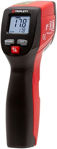 Miniatura 5 de Triplett IRTUV50 Termómetro IR sin contacto con detección de fugas UV, -4 a 752F (-20 a 752.0 F)