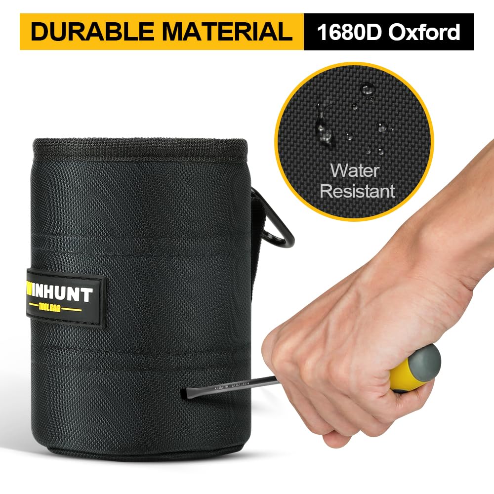 WINHUNT Custodia per attrezzi, viti e chiodi, ispessita per resistenza all'usura, ideale per utensili industriali, borsa portaoggetti