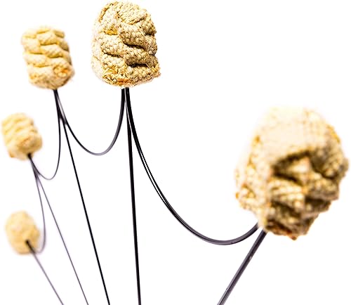 Miniatura 4 de Fire Fans  Estilo de telaraña  5 mechas  Cabezas Kevlar MoonBlaze tejidas de 1.5 pulgadas  Juego de 2  Ligero  Flujo, Giratorio, Circo, Danza del