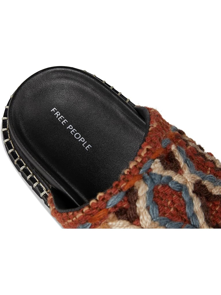 Red Free People Magic Carpet Mules