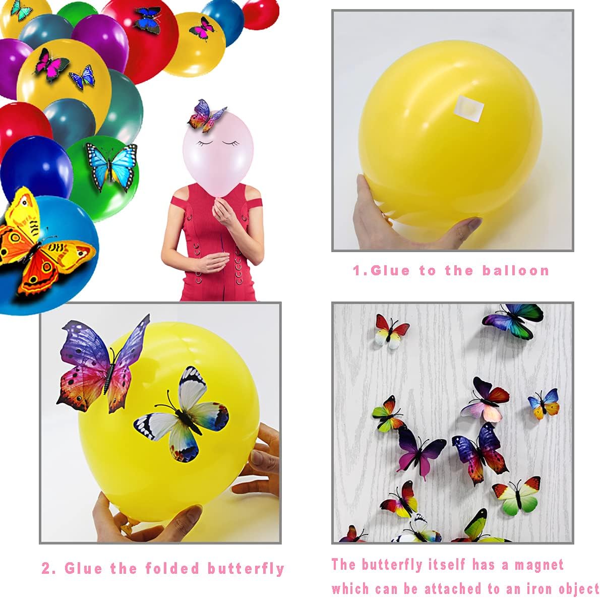 Balloon Arch Tape， Balloon Tape Strip， Balloon Dots， Balloon Arch Kit