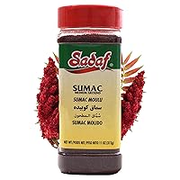 Vista 5 de Sadaf Sumac Spice Ground - Polvo de condimento de zumaque puro - Kosher - Especias persas - Botella de 2 onzas