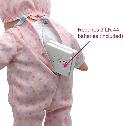 Miniatura 5 de New Adventures Crib Time Fun - Juego de muñecas de 12 pulgadas, juego de simulación para niños, a partir de 2 años