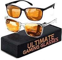 Vista 11 de TIJN Sleep Glasses for 99.9% TR90 Blue Green Light Blocking Dual AR Coatings Red Lens for Computer Gaming Reduce Eyestrain