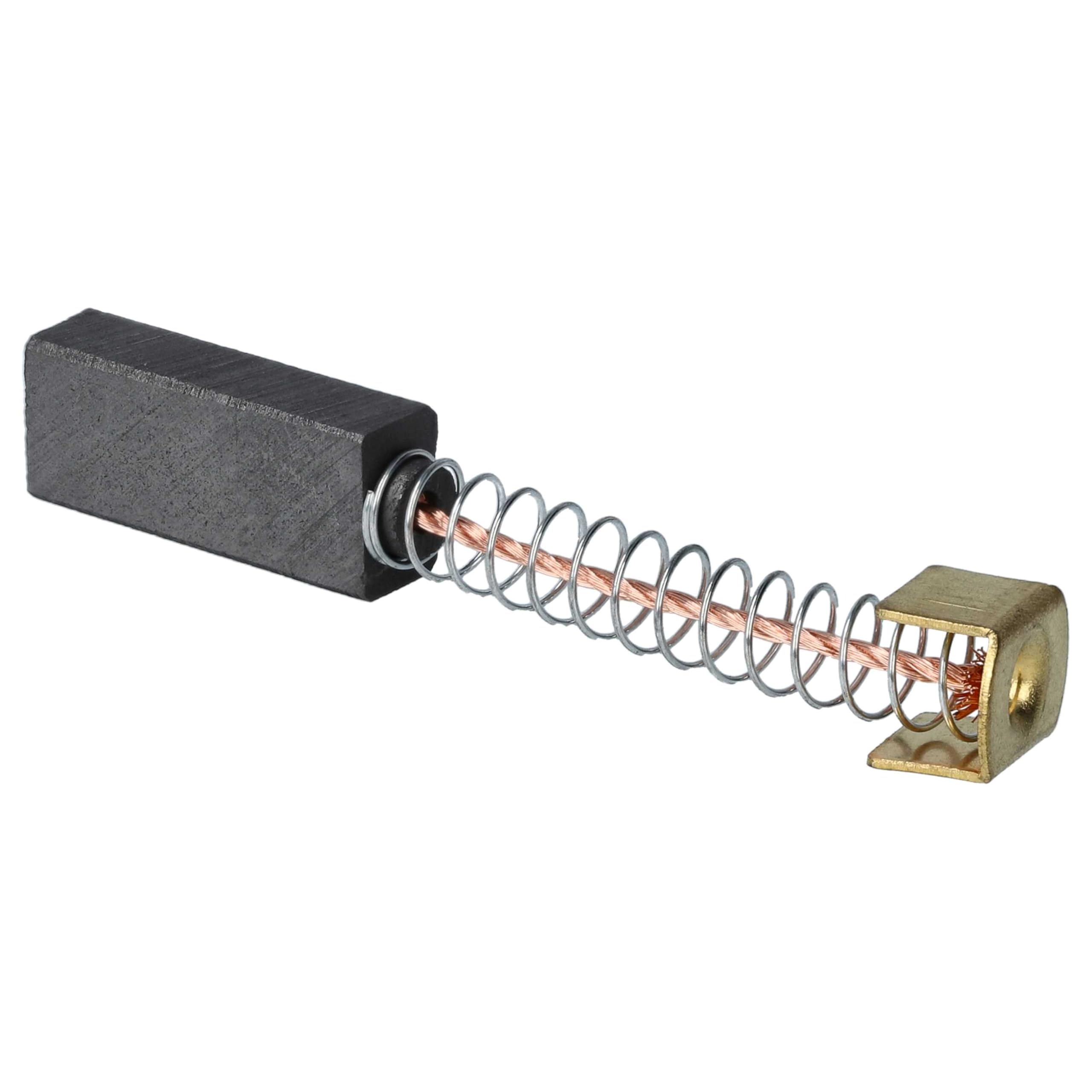 vhbw 2x spazzola carbone 6 x 9 x 20mm compatibile con Kirby Sentria II, Sentria F-Style macchina da cucire