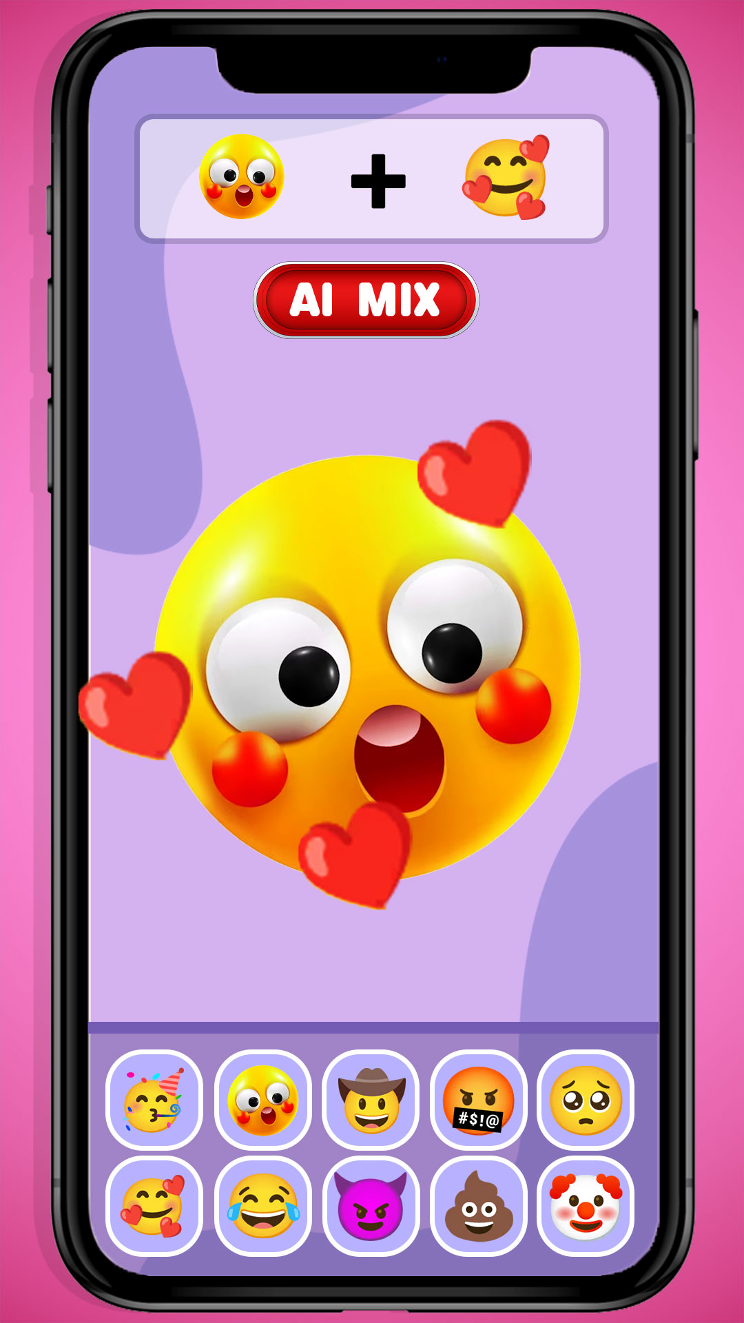 AI Emoji Mix Emoji Mixing Merge Master Merge Emoji DIY Mixing Fun