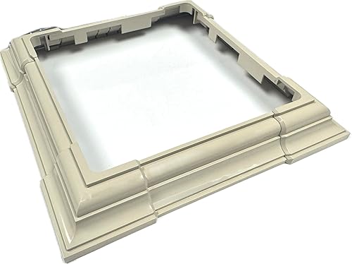 Ajuste ajustable de 4 piezas de viniloPVC (apto para postes de 3 a 6.5 pulgadas) (3 colores) (almendra)