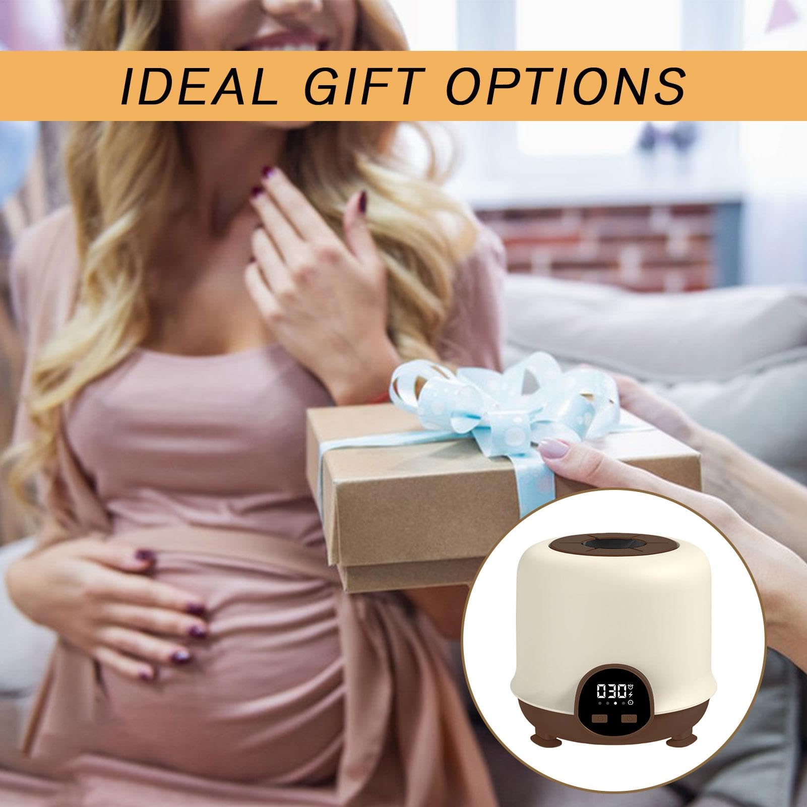 Automatic Baby Bottle Shaker, Low Noise Milk Mixer, 360-Degree Bidirectional Charging, Electric Shaker For Smooth Feeding, Convenient For Avoiding Lumps, 6.02x5.71x5.71 Inches