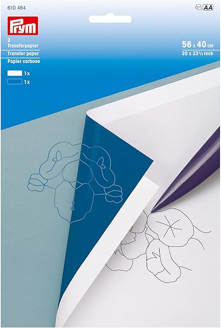 Prym - Prym Blue -White (56 x 40 cm) papier transferowy - 1 Sztuk