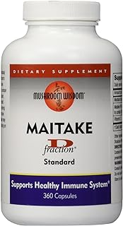 MUSHROOM WISDOM Maitake Mushroom Extract D-Fraction 360 Capsules
