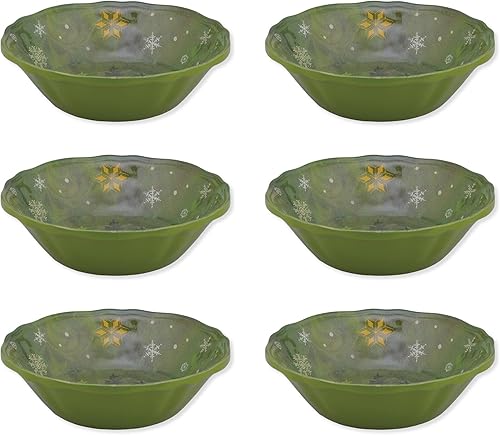 Miniatura 9 de UP ware - Juego de 6 cuencos redondos de melamina sin BPA aptos para lavavajillas, cuencos de cocina para pasta, arroz, sopa y ensalada, cuencos de