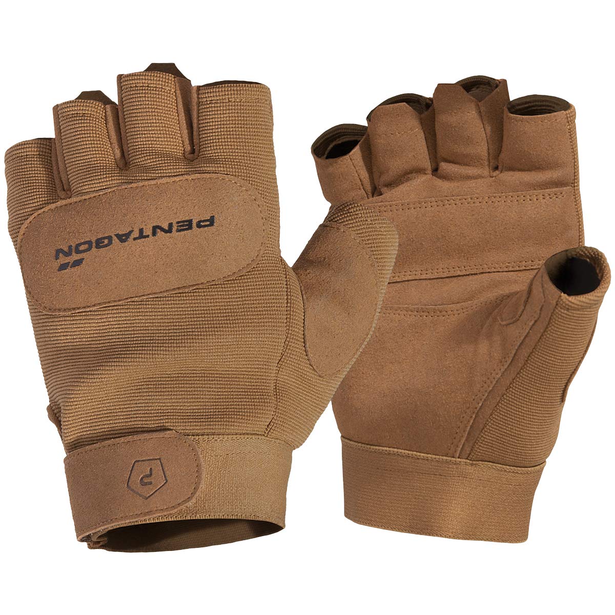 Pentagon Men's Coyote 1/2 Duty Mechanic Gloves Size M