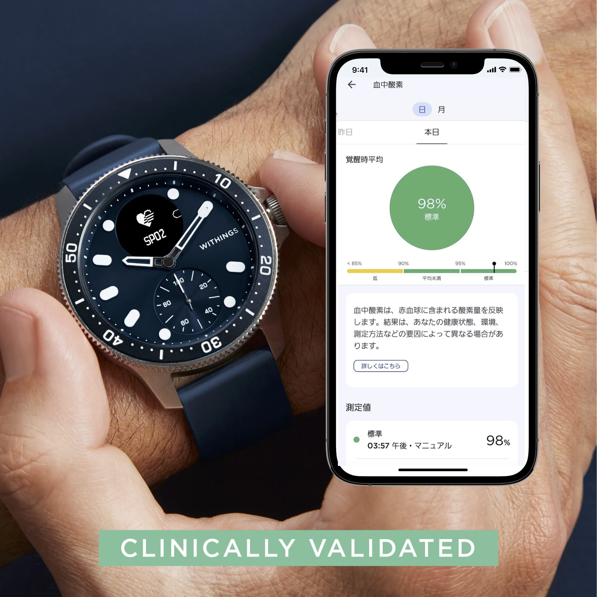 Amazon | Withings ScanWatch Horizon フランス生まれのスマート