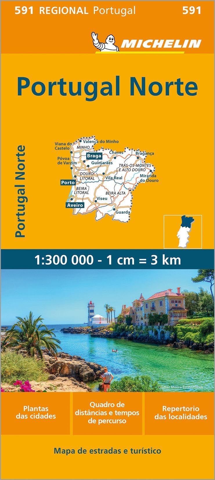 Portugal Norte - Michelin Regional Map 591: Map