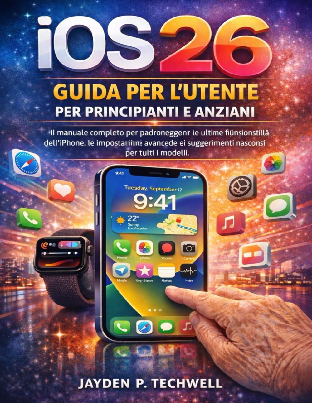 iOS 26 GUIDA PER L'UTENTE PER PRINCIPIANTI E ANZIANI: Il manuale completo per padroneggiare le ultime funzionalità dell'iPhone, le impostazioni avanzate e i suggerimenti nascosti per tutti i modelli