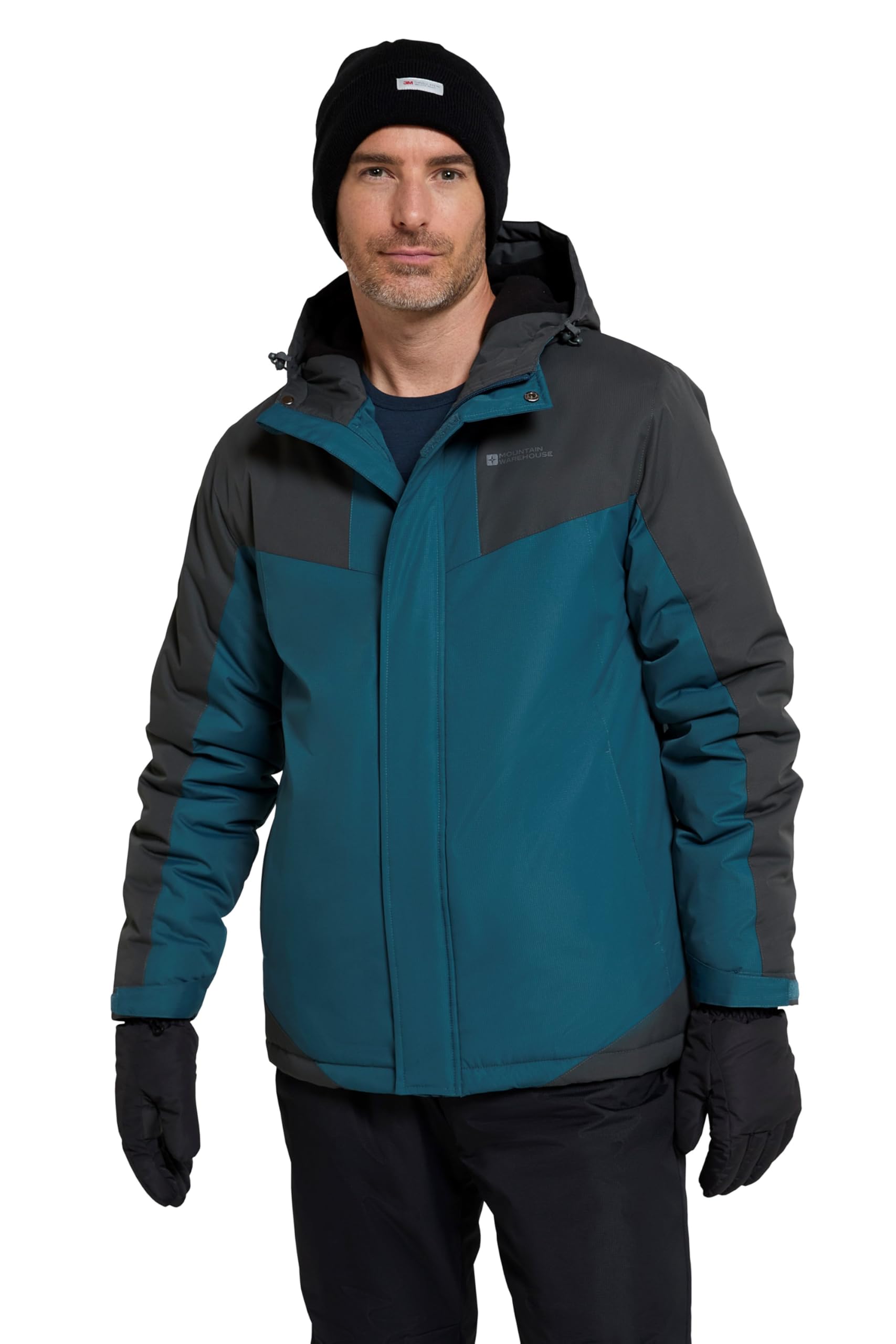 Mountain Warehouse Dusk III Mens Snowproof Ski Jacket Petrol M